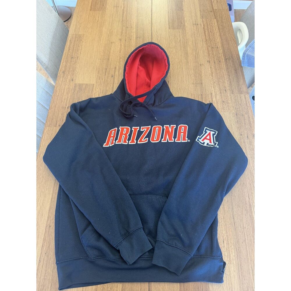 Old Varsity Brand University of Arizona Wildcats Hoodie Black Sweatshirt